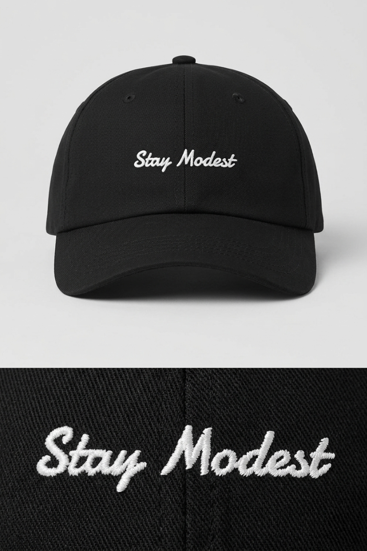 Stay Modest Low-Profile Cap