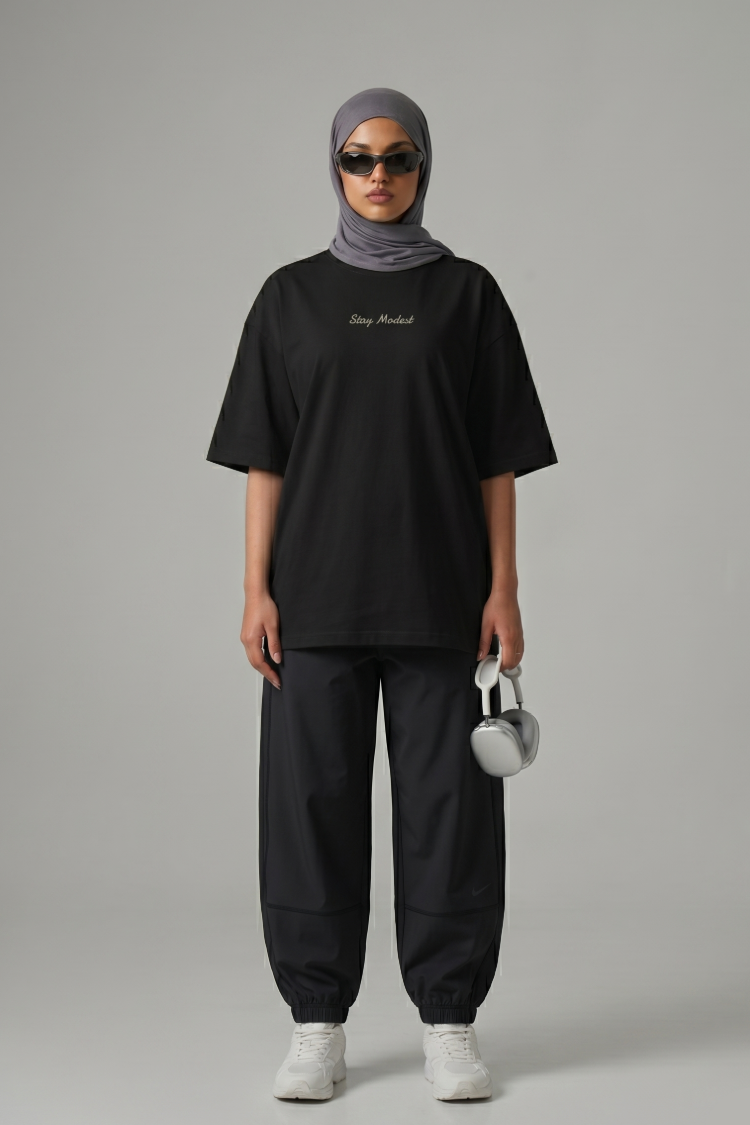 Stay Modest Oversized Cover-Up Tee